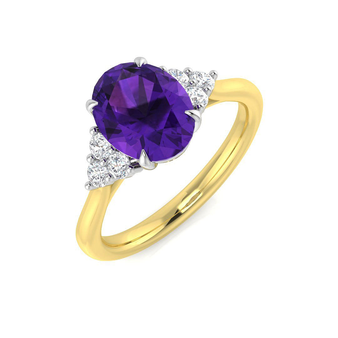 SR2887 — Ring - 9k Two Tone