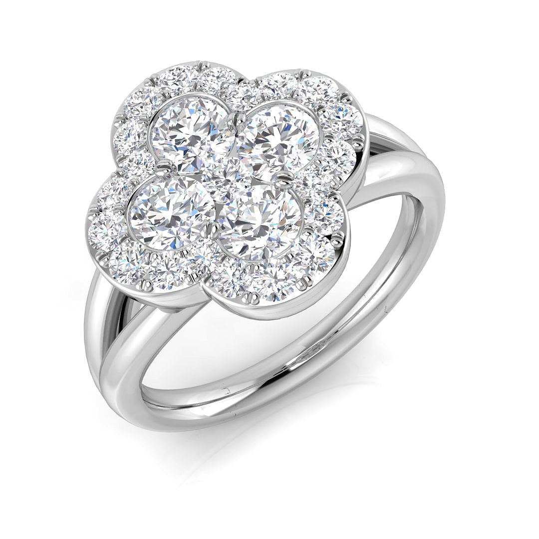 SR2904 — Ring - 9k White Gold