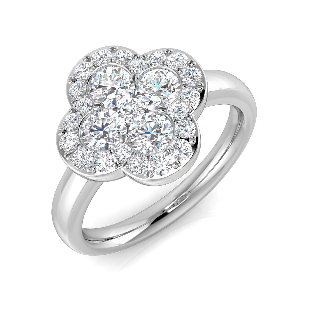 SR2909 — Ring - 9k White Gold