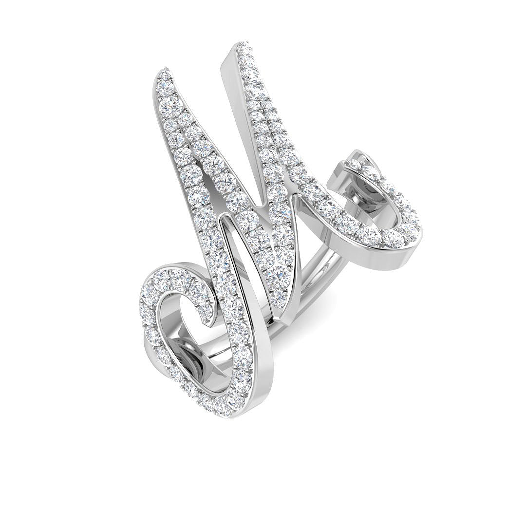 SR2940-M — Ring - 9k White Gold