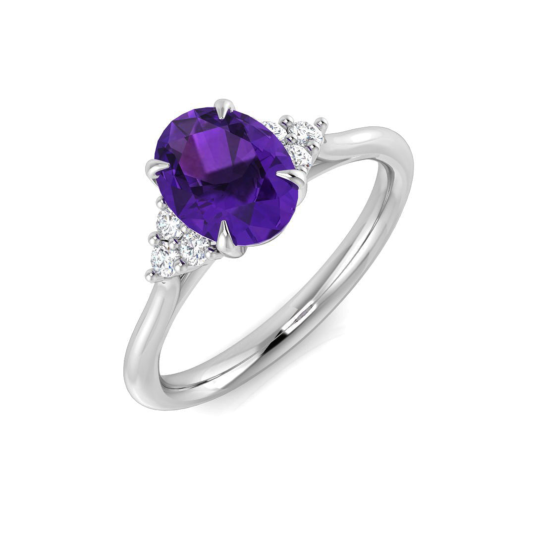 SR2962 — Ring - 9k White Gold