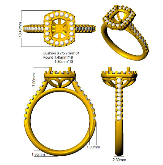 SR299 — Ring - 950 Platinum detail