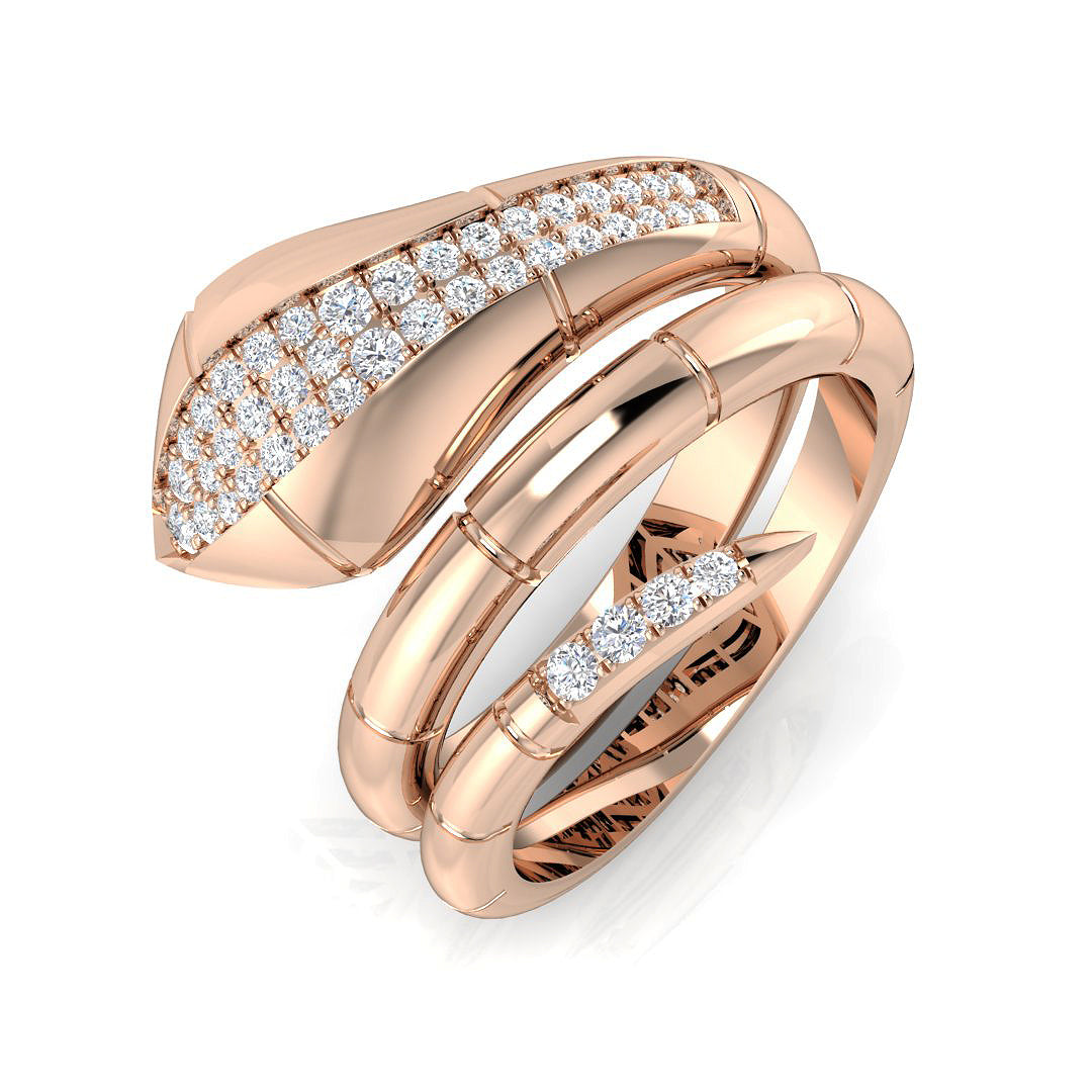 SR3041 — Ring - 9k Rose Gold