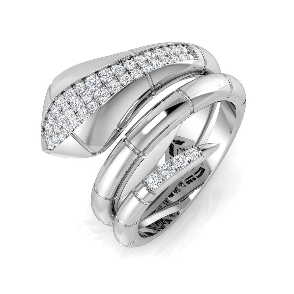 SR3041 — Ring - 9k White Gold