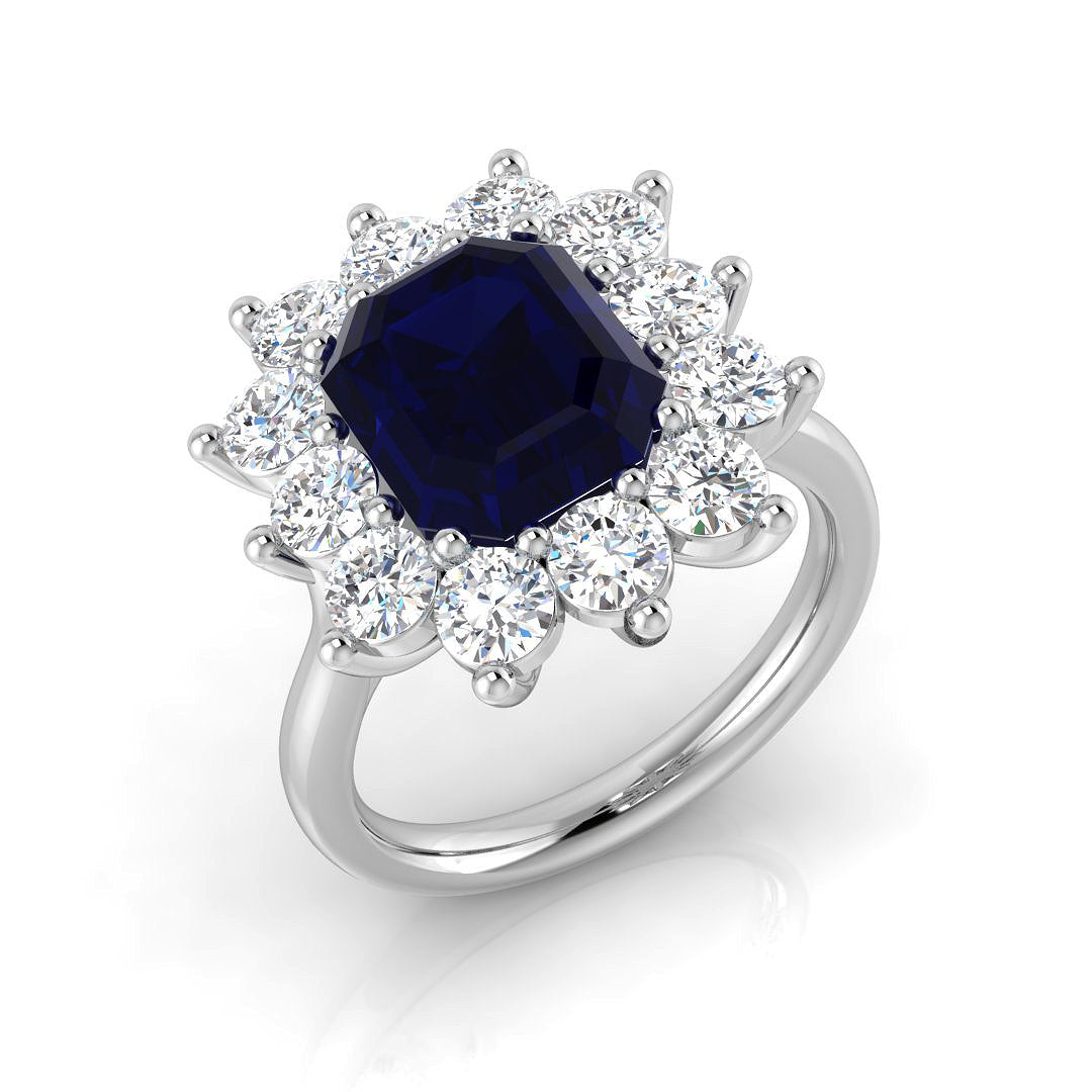 SR3075 — Ring - 9k White Gold