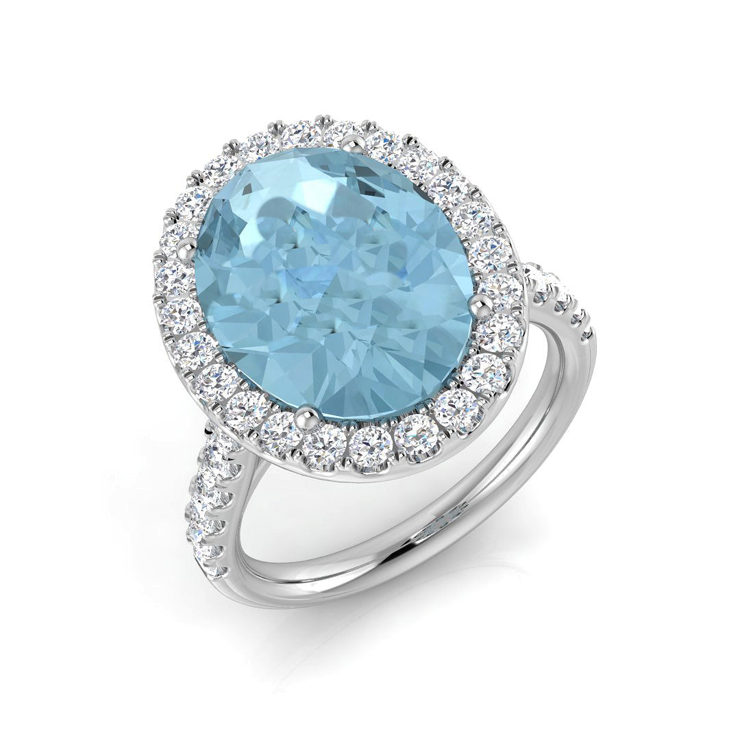SR319 — Ring - 9k White Gold