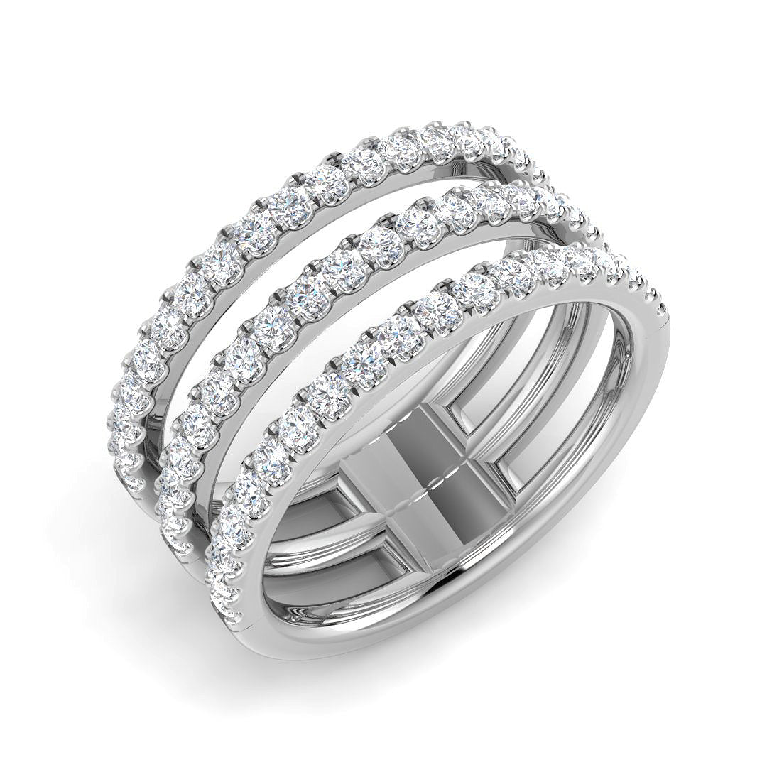 SR3204 — Ring - 9k White Gold