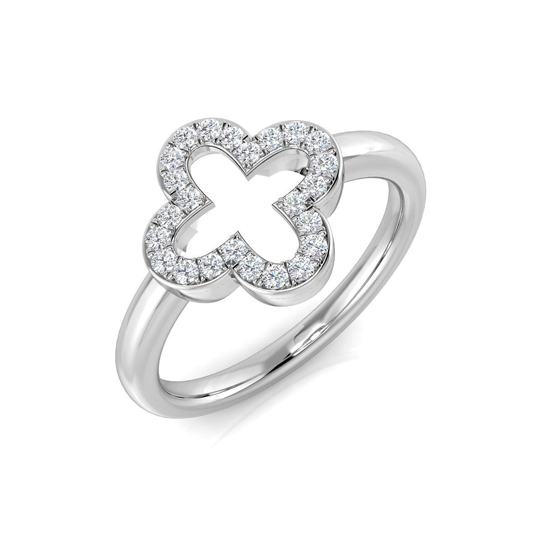 SR3210 — Ring - 9k White Gold