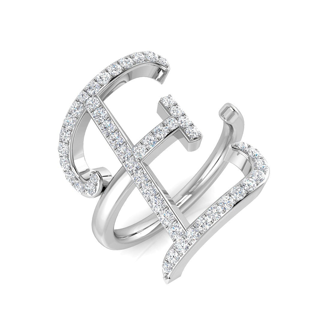 SR3260-E — Ring - 9k White Gold
