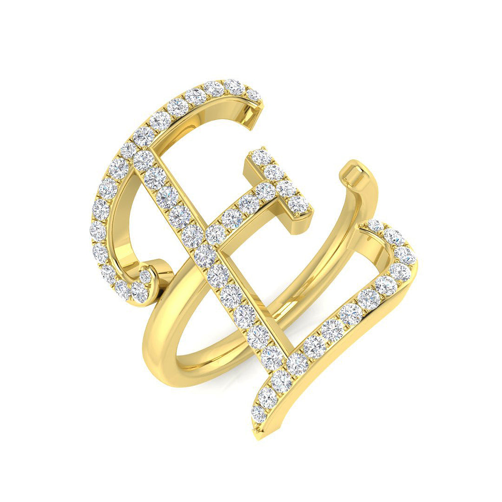 SR3260-E — Ring - 9k Yellow Gold
