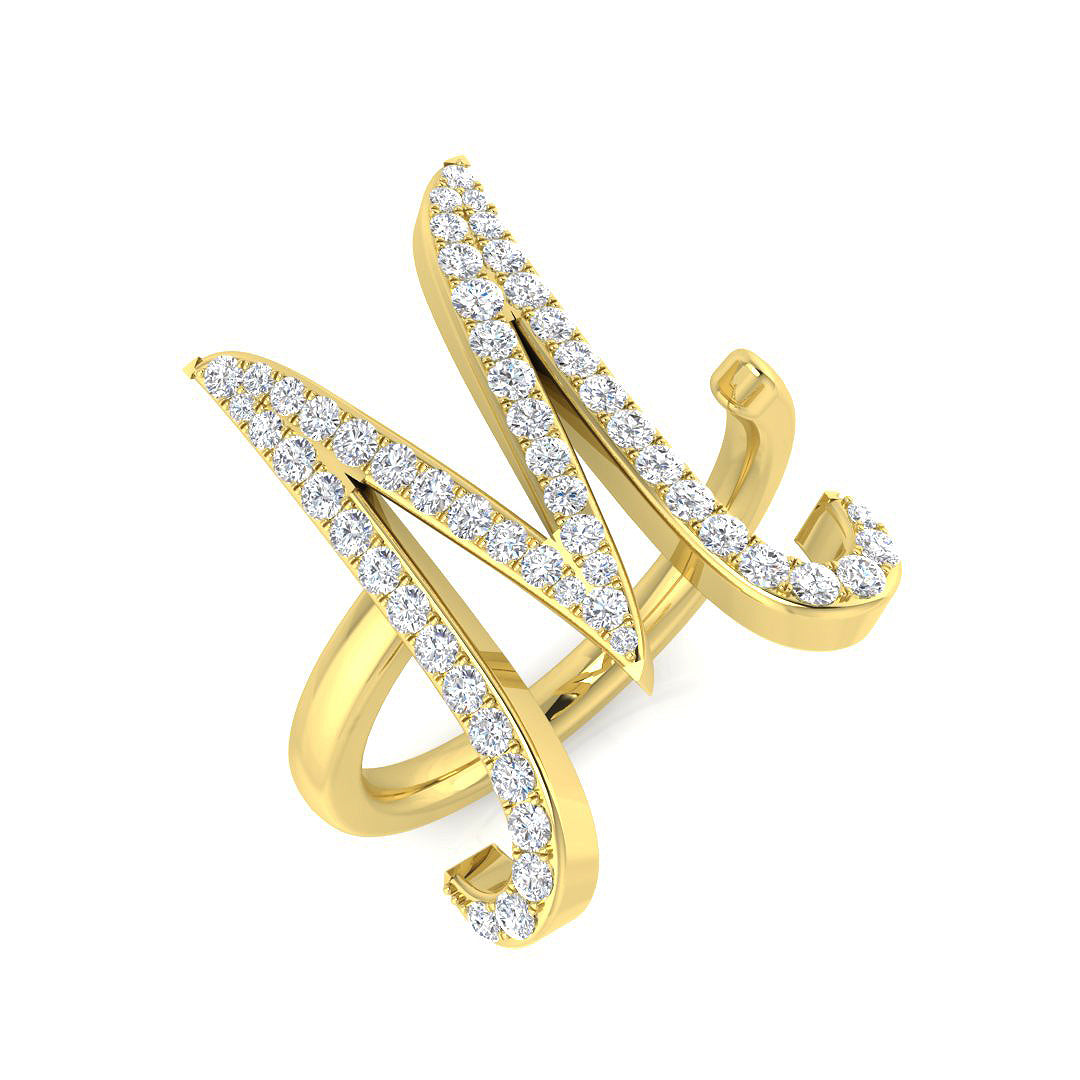 SR3260-M — Ring - 9k Yellow Gold