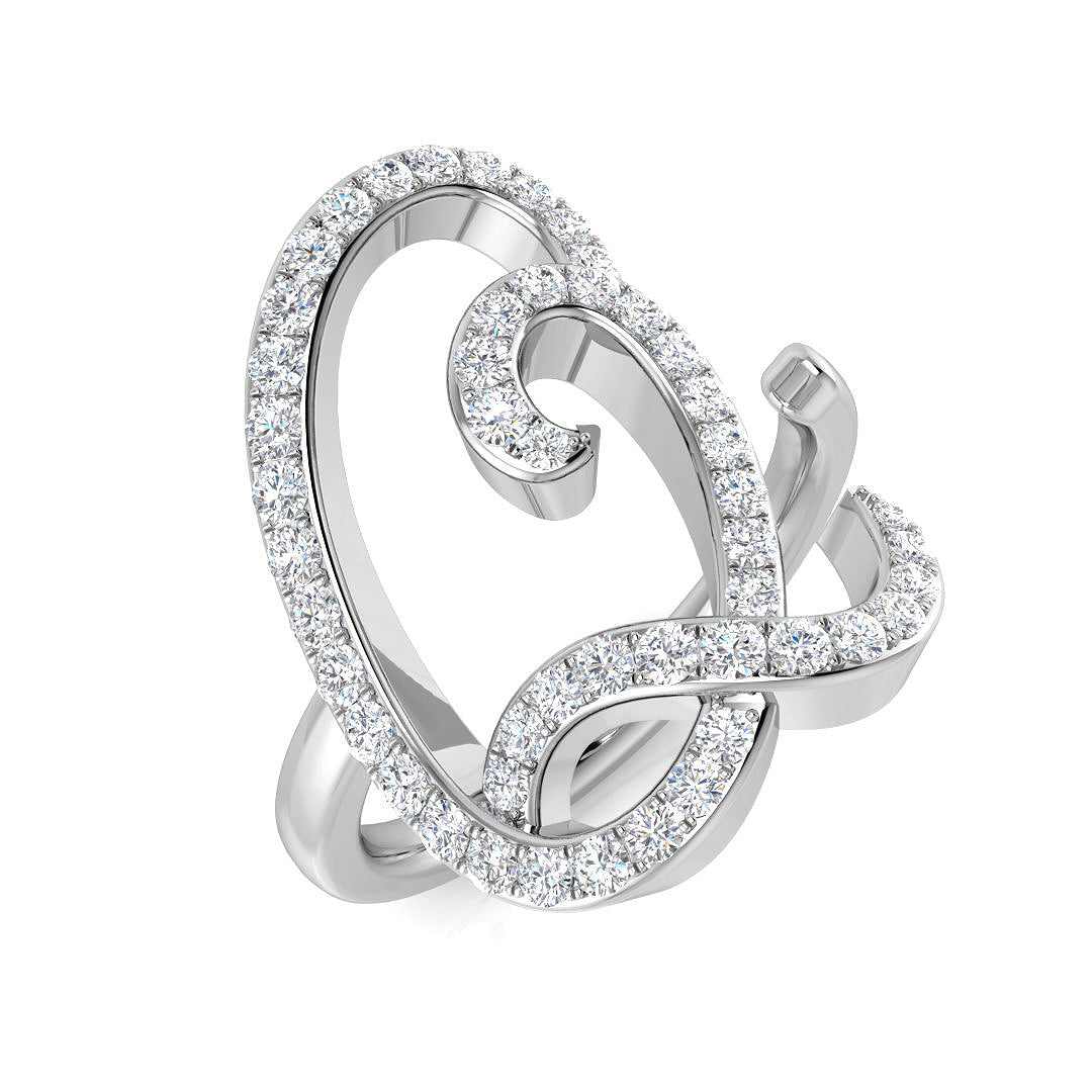 SR3260-Q — Ring - 9k White Gold
