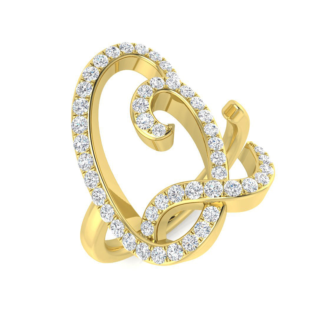 SR3260-Q — Ring - 9k Yellow Gold