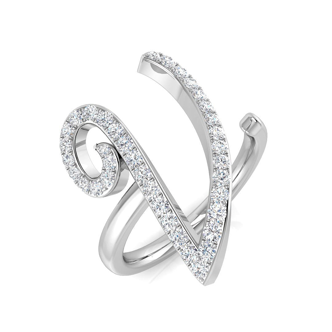 SR3260-V — Ring - 9k White Gold