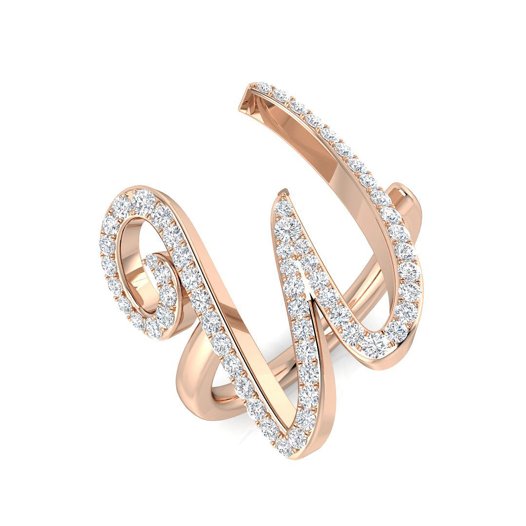 SR3260-W — Ring - 9k Rose Gold