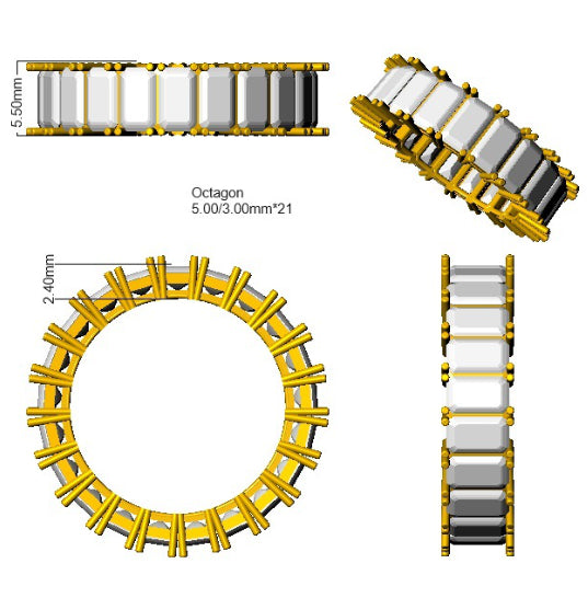 SR3264 — Ring - 9k Yellow Gold detail