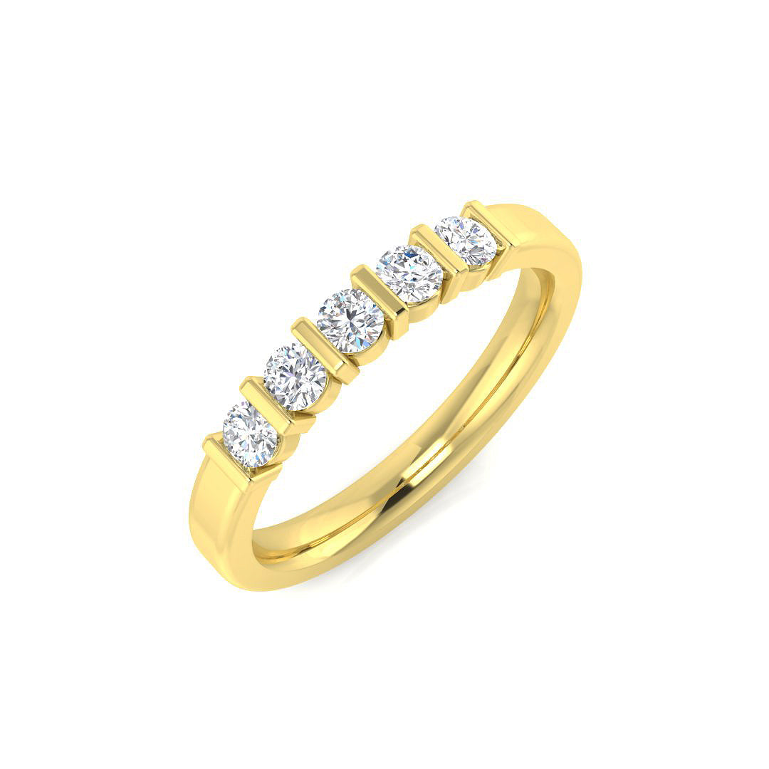 SR3299 — Ring - 9 KT Yellow Gold