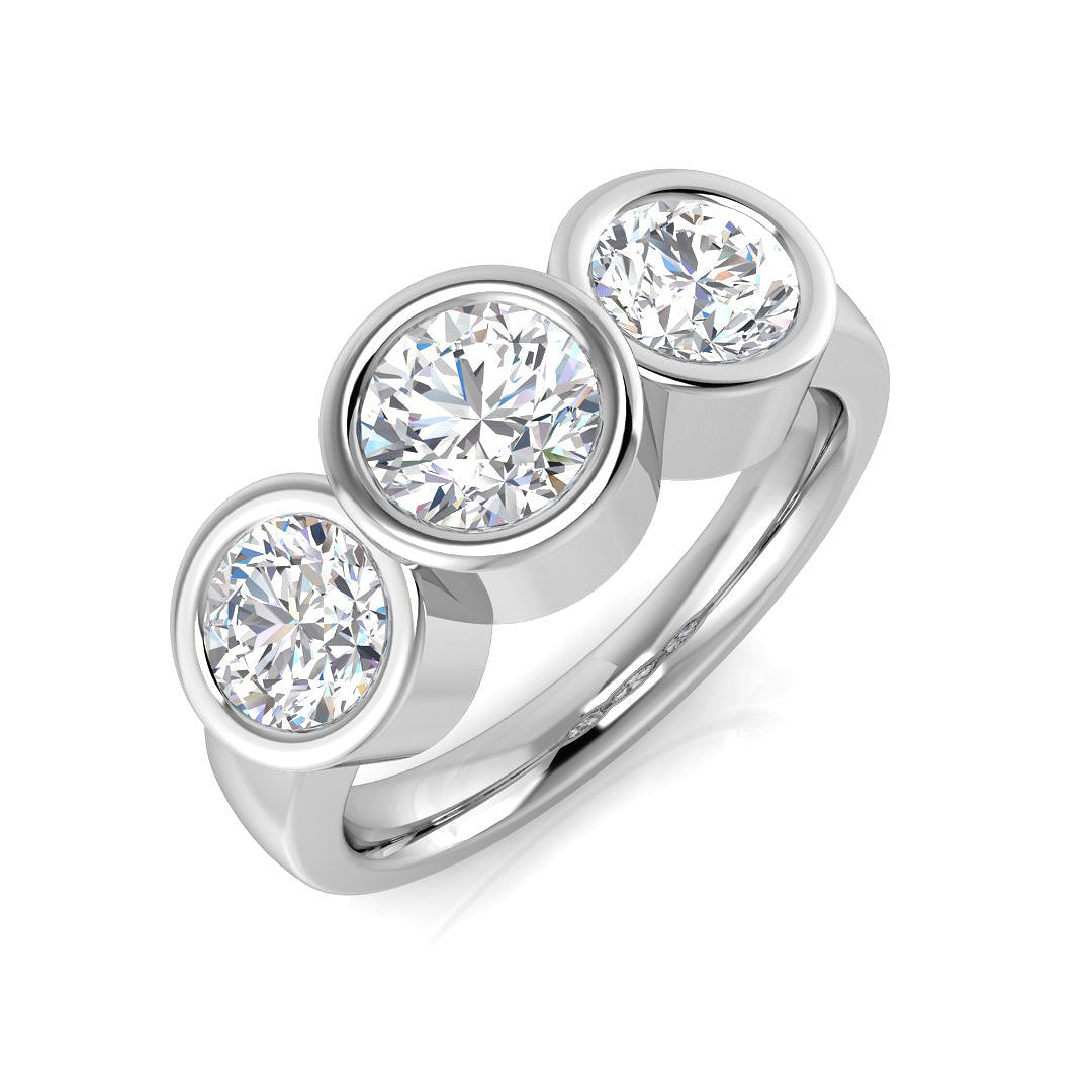 SR3302 — Ring - 9k White Gold