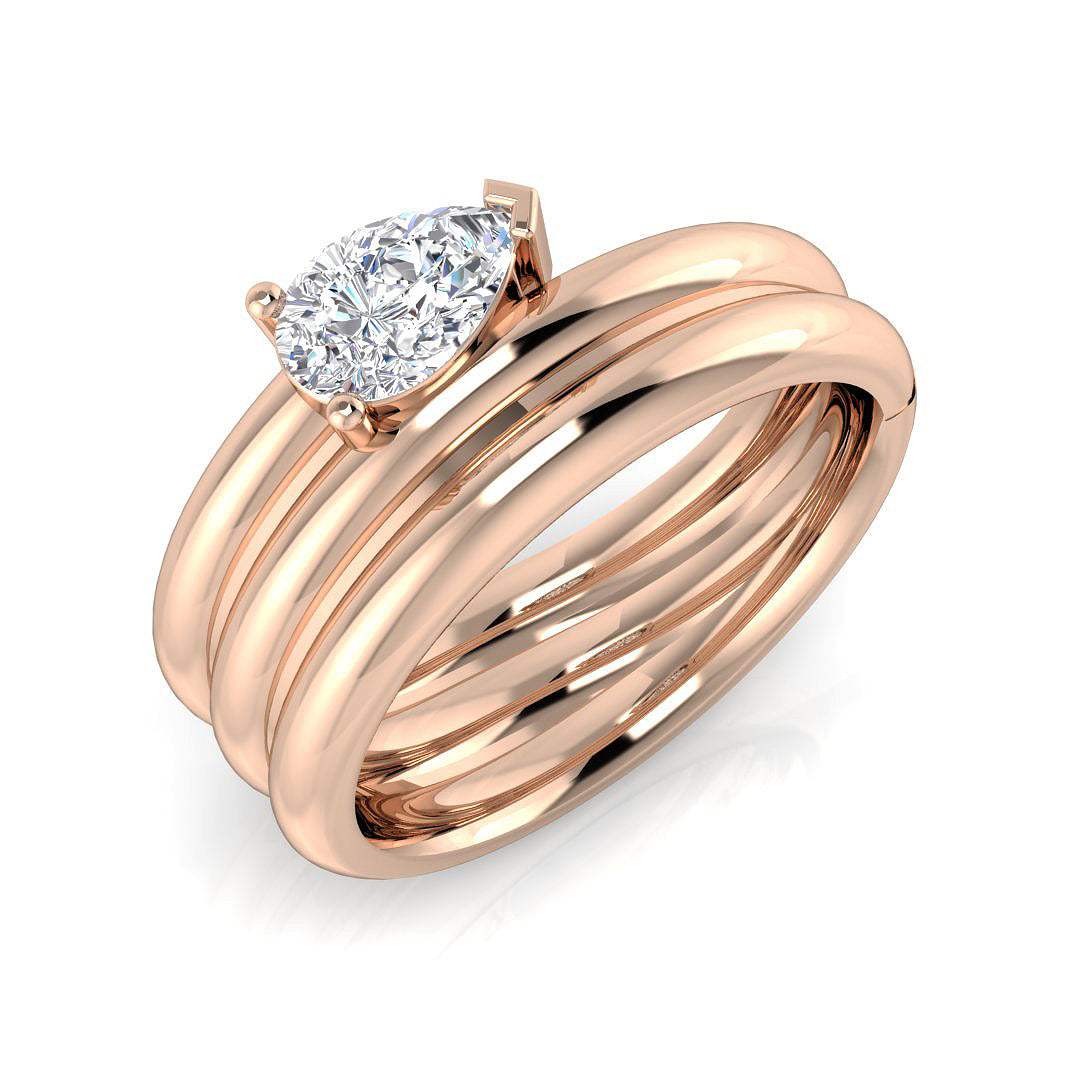 SR3311 — Ring - 9k Rose Gold