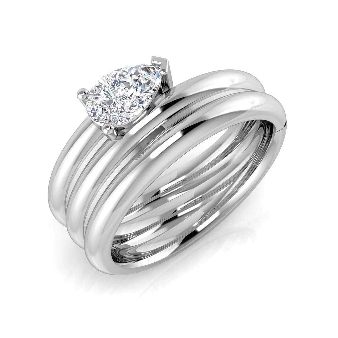 SR3311 — Ring - 9k White Gold