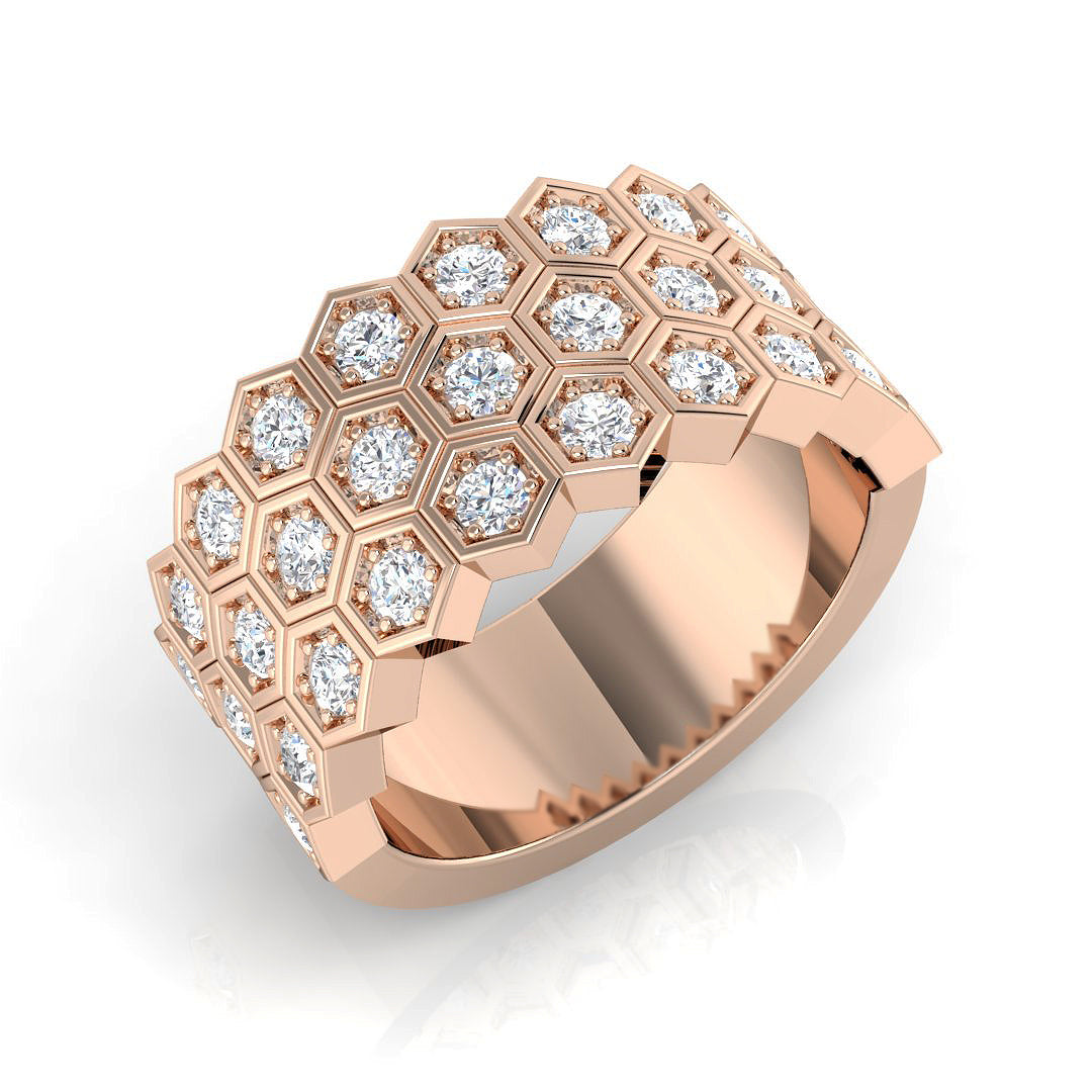 SR3322 — Ring - 9k Rose Gold