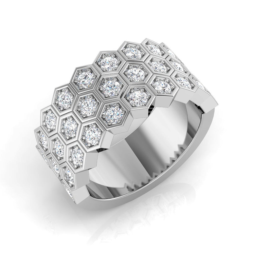 SR3322 — Ring - 9k White Gold