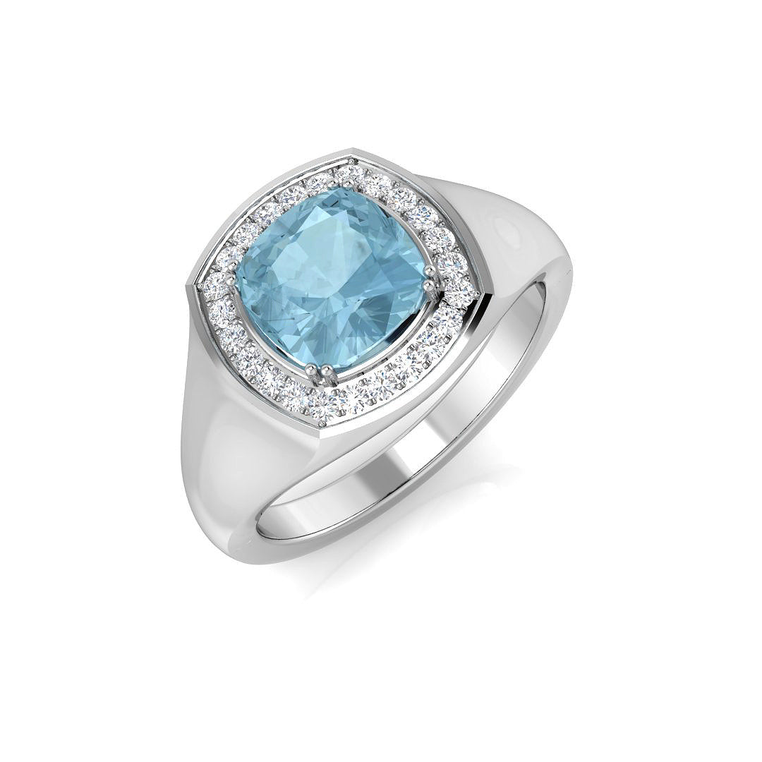SR3348 — Ring - 9k White Gold
