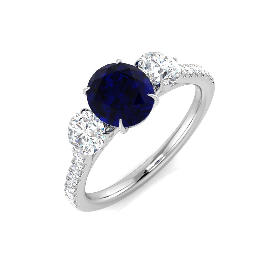 SR3358 — Ring - 9k White Gold