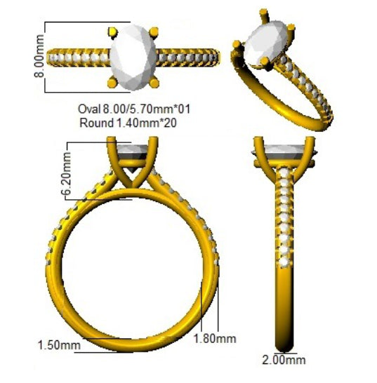 SR336 — Ring - 950 Platinum detail