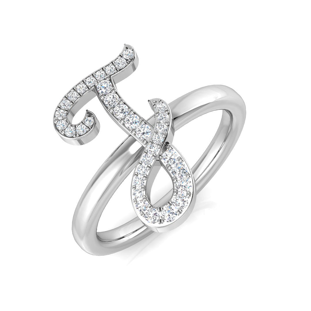 SR3372-J — Ring - 9k White Gold