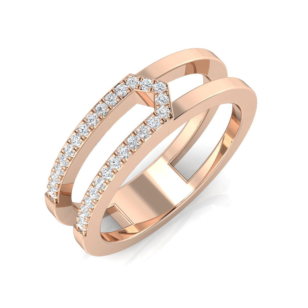 SR3388 — Ring - 9k Rose Gold