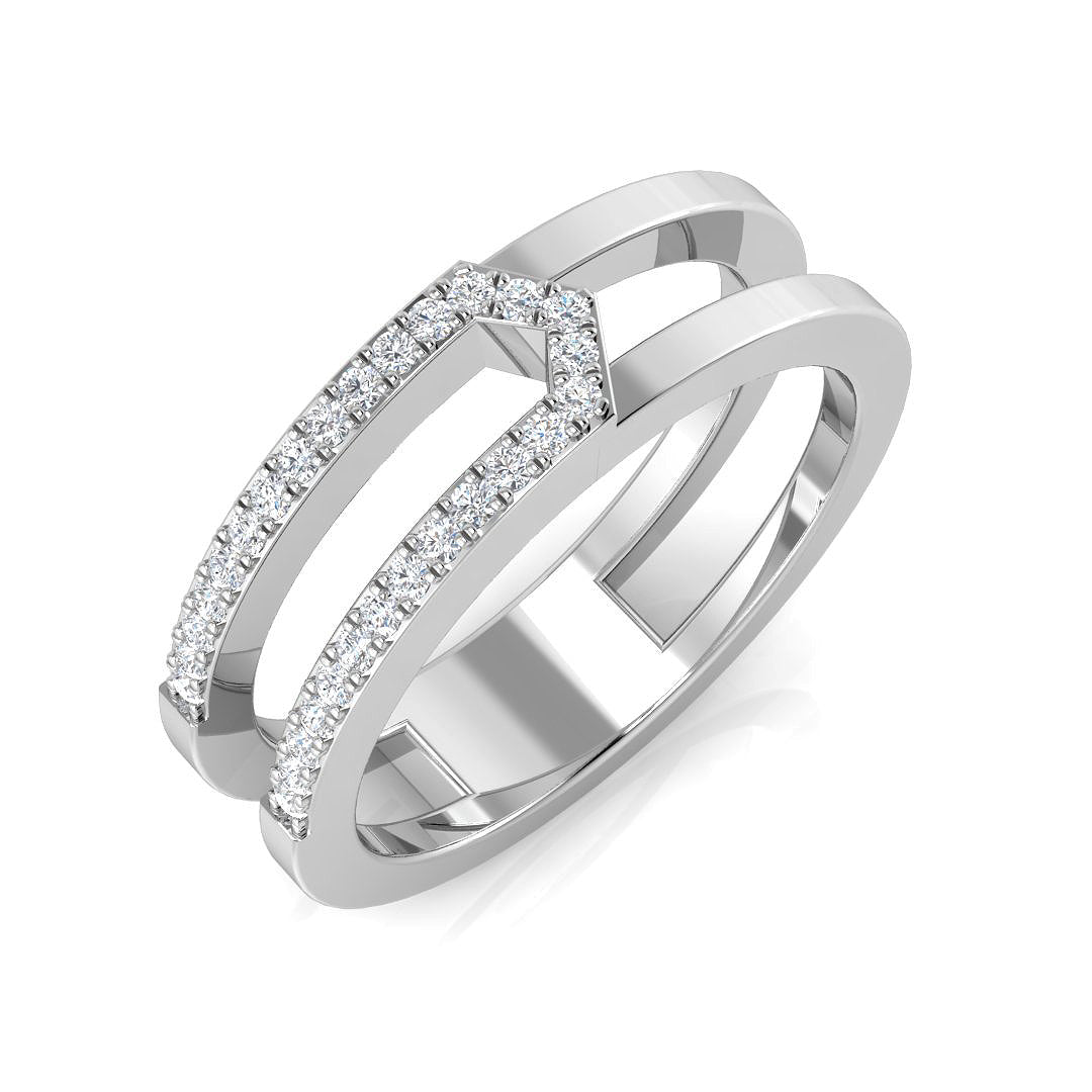 SR3388 — Ring - 9k White Gold