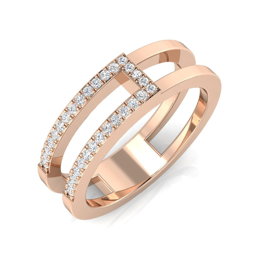 SR3390 — Ring - 9k Rose Gold