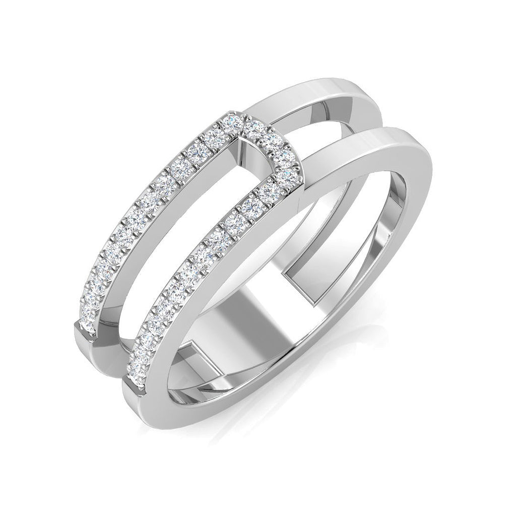 SR3391 — Ring - 9k White Gold