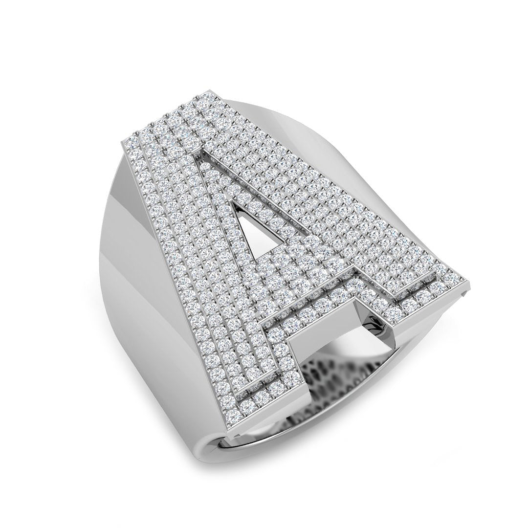 SR3392-A — Ring - 9k White Gold