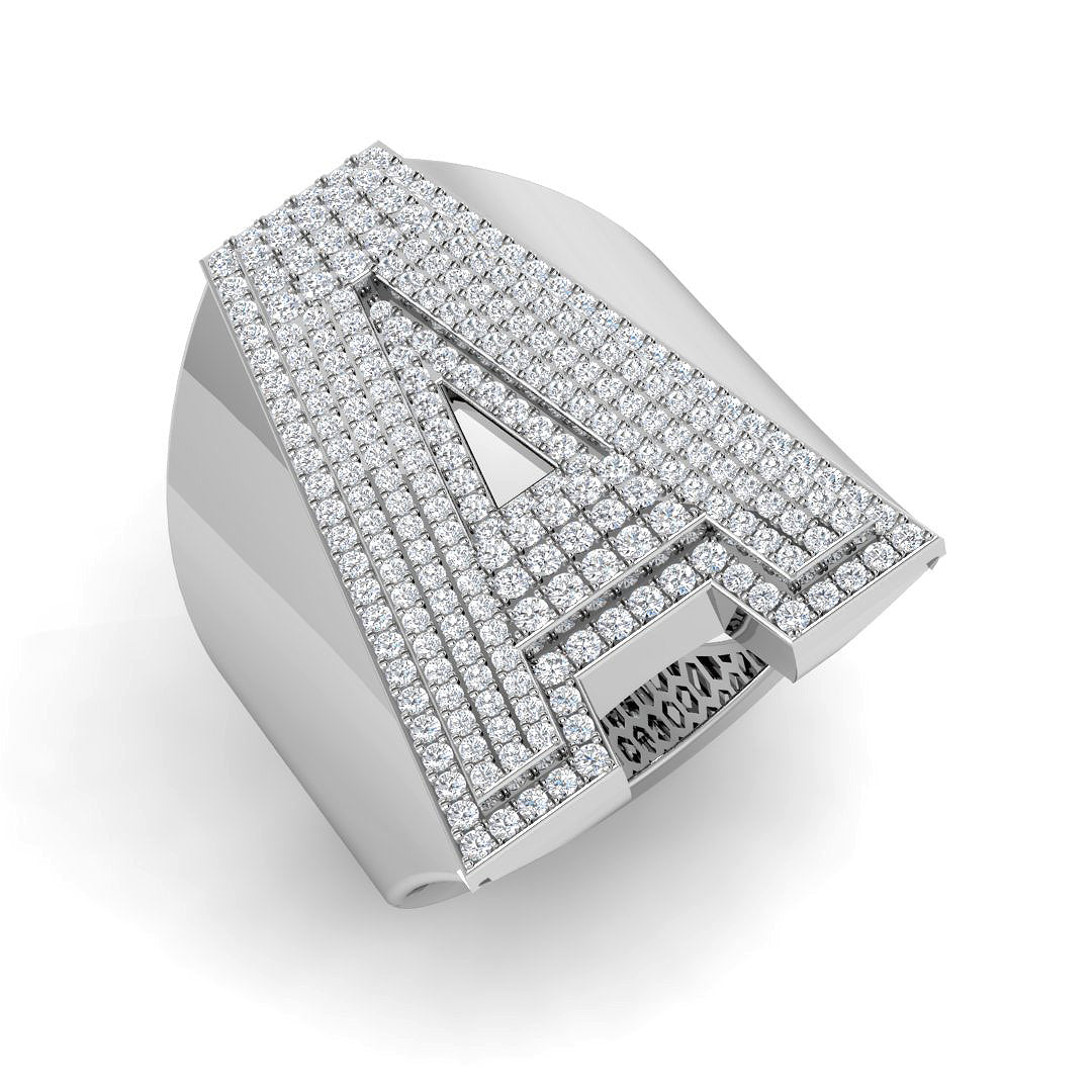 SR3392-A — Ring - 9k White Gold