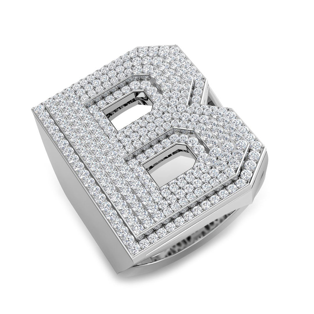 SR3392-B — Ring - 9k White Gold
