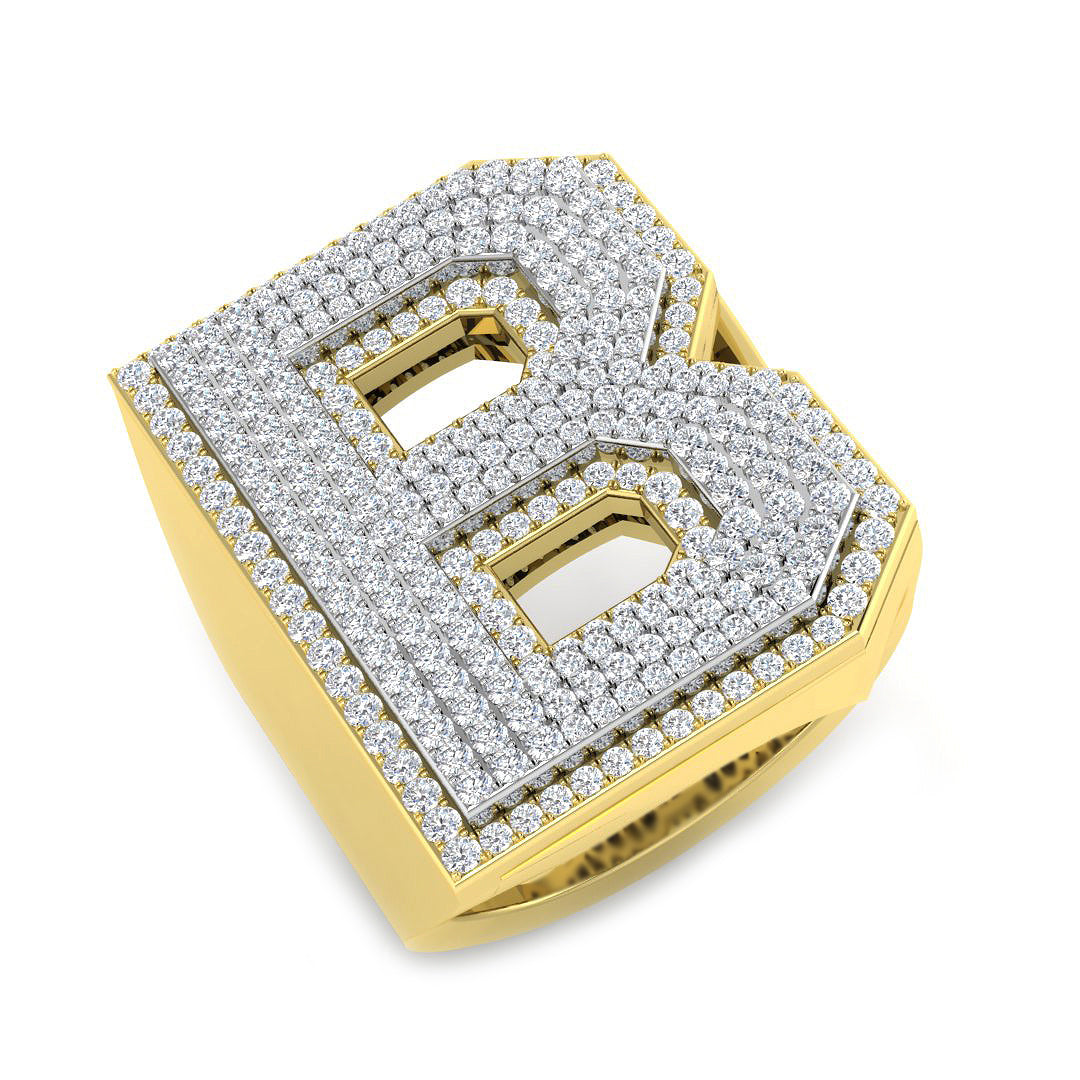SR3392-B — Ring - 9k Two Tone