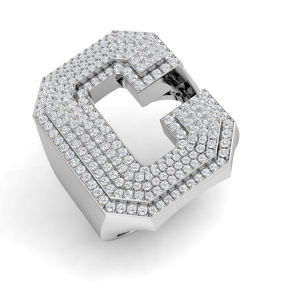SR3392-C — Ring - 9k White Gold