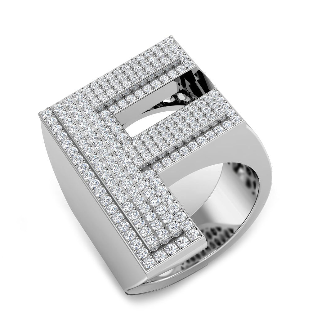 SR3392-F — Ring - 9k White Gold