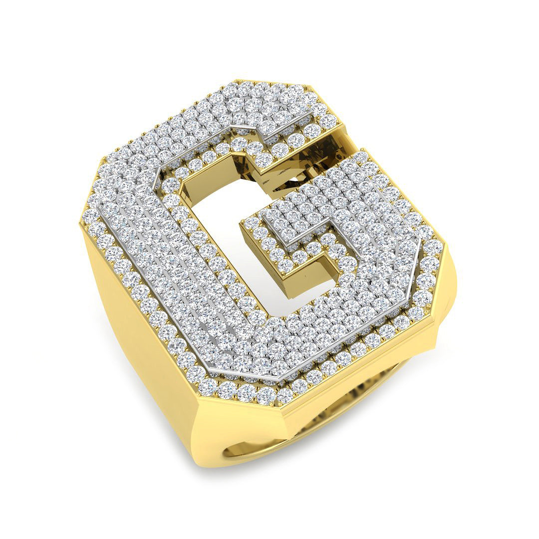 SR3392-G — Ring - 9k Two Tone