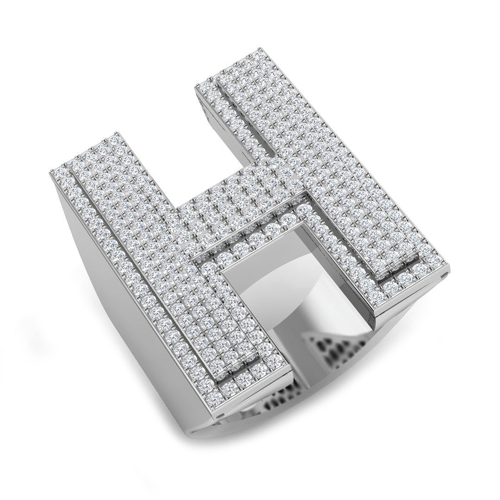 SR3392-H — Ring - 9k White Gold