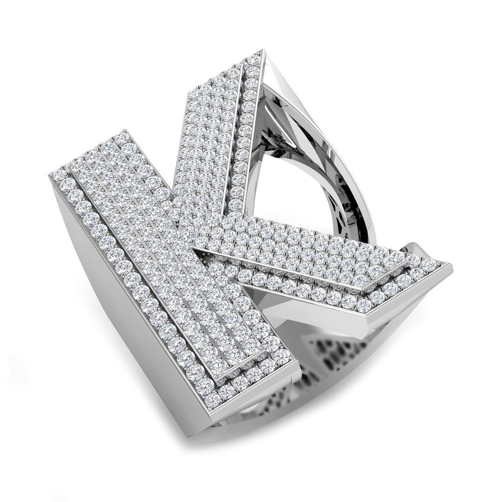 SR3392-K — Ring - 9k White Gold