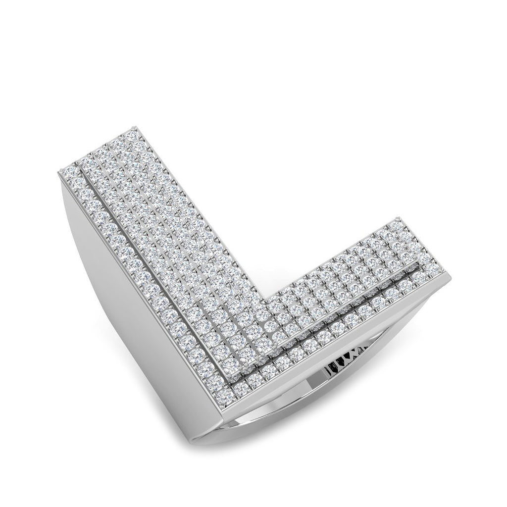 SR3392-L — Ring - 9k White Gold