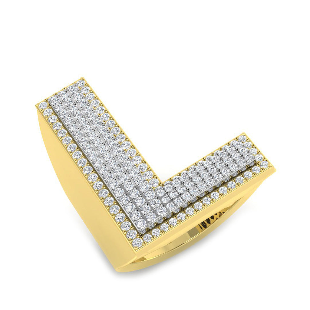 SR3392-L — Ring - 9k Two Tone