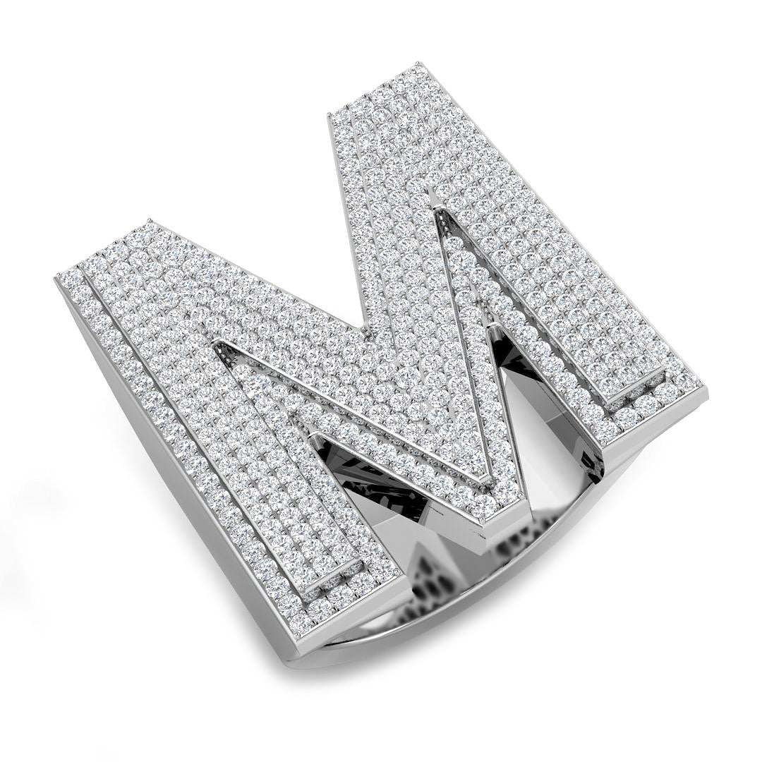 SR3392-M — Ring - 9k White Gold