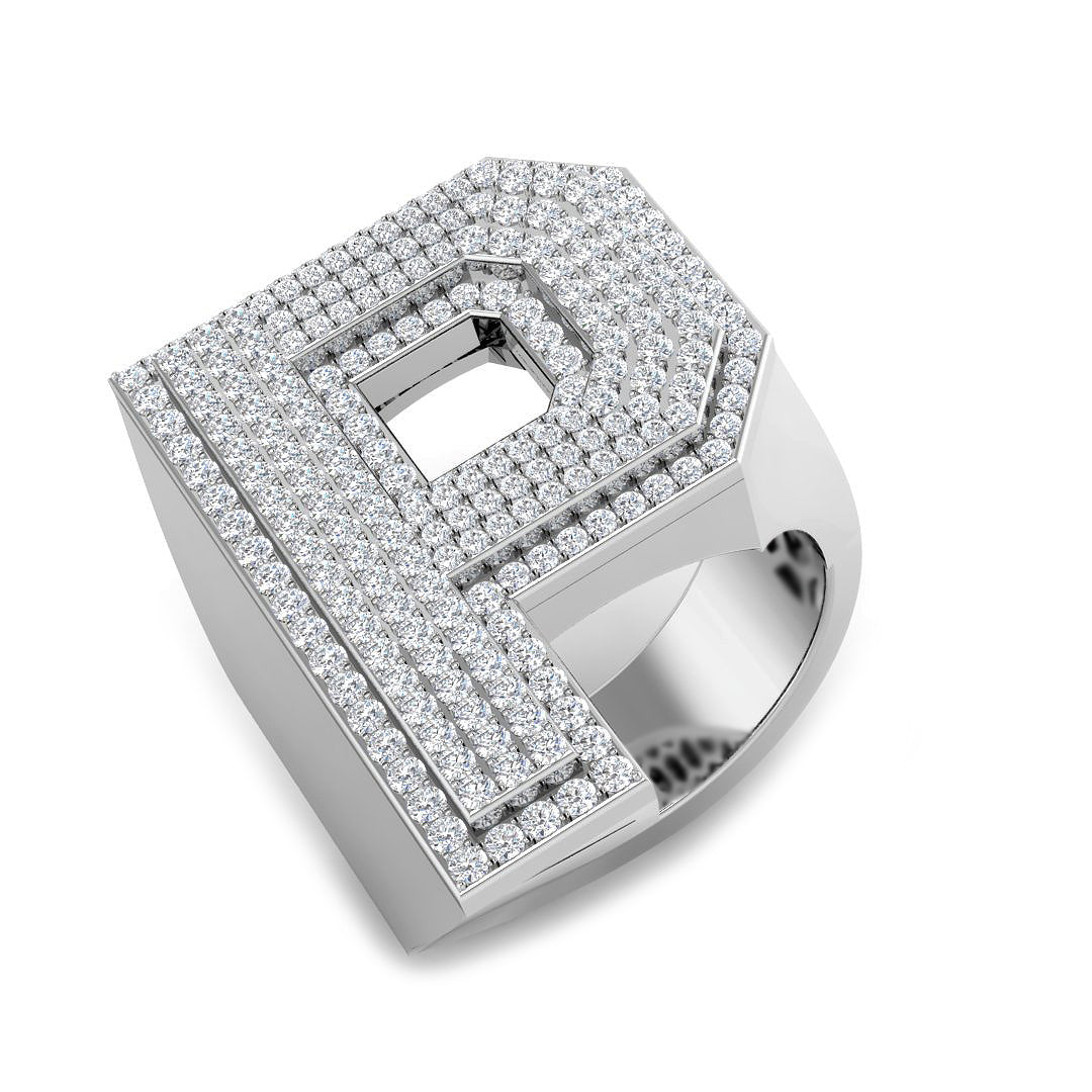SR3392-P — Ring - 9k White Gold