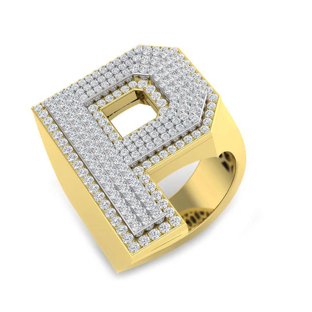 SR3392-P — Ring - 9k Two Tone