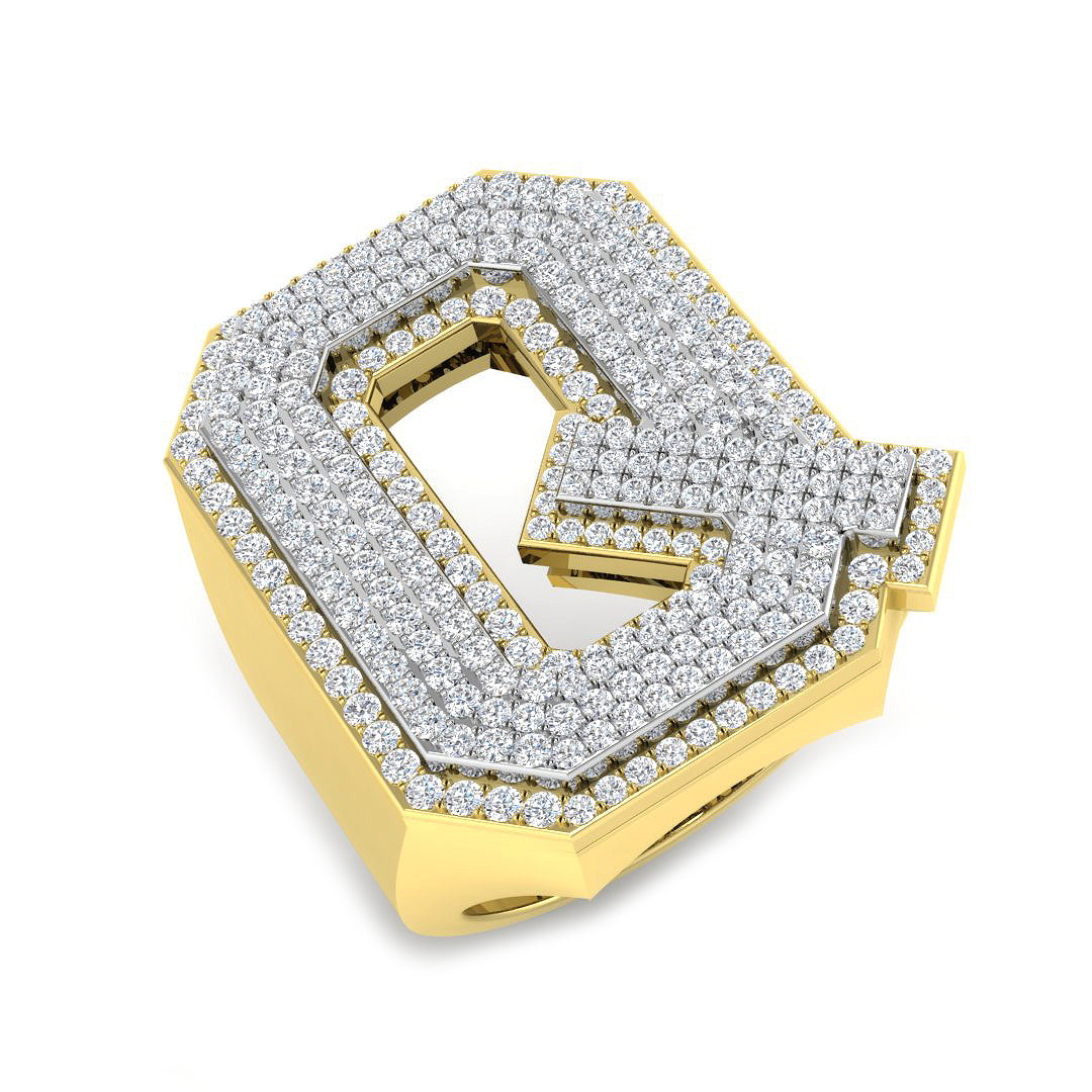 SR3392-Q — Ring - 9k Two Tone
