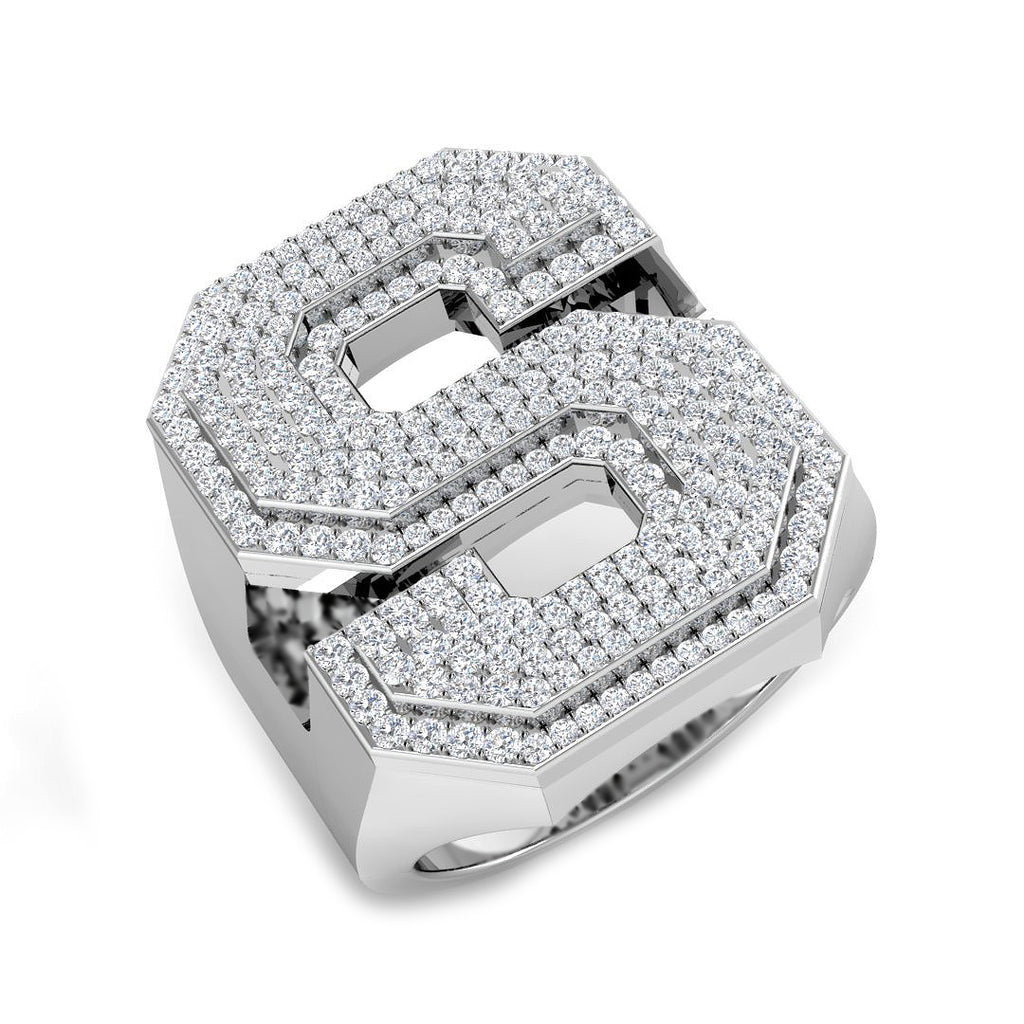 SR3392-S — Ring - 9k White Gold